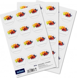 Samoljepljive etikete za staklenke 36 kom