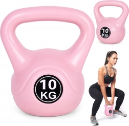 Kettlebell 10 kg ružičasti ModernHome