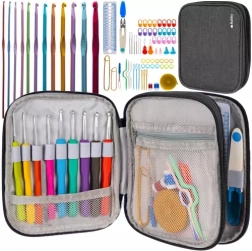 Set kukica za heklanje 86 komada od Ruhhy