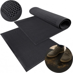 Ulazna prostirka 90 × 60 cm RUHHY gumena, protuklizna 3D rešetka