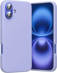 Silikonska maskica Vention za iPhone 16 Plus s MagSafeom (ljubičasta)