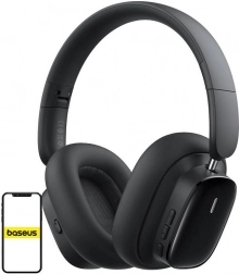 Bežične slušalice s ANC Baseus Bowie H1i crne