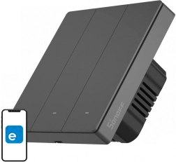 Pametni zidni prekidač Sonoff M5 s WiFi, 3-kanalni