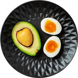 Keramički desertni tanjur crni 20 cm SOHO