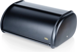 Crna čelična kutija za kruh 43 × 27,5 × 18,5 cm Vilde