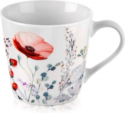 Porculanska šalica s motivom makova 430 ml