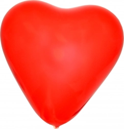 Nafukavajući balon u obliku srca 26 cm - 10 komada