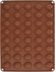 Silikonski kalup za kekse u obliku oraha Sillinie, narančasta