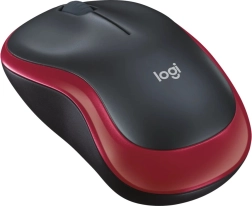 Logitech bežični miš M185 crvena