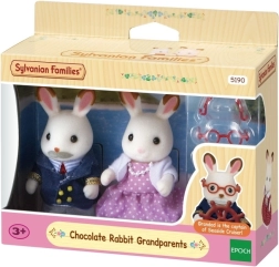 Sylvanian Families djed i baka zečeva s čokoladnim ušima