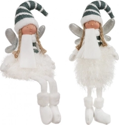 Sjedeća božićna vila sa sjajnim krilima RUHHY 55 cm