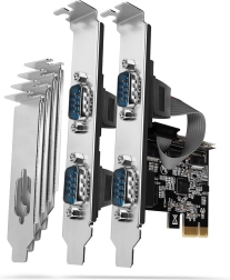AXAGON PCIe kontroler s 4× serijskim RS-232 priključkom