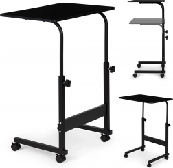 Pokretni stolić za laptop crni