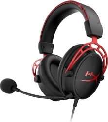 HyperX Cloud Alpha gaming slušalice crno‑crvena