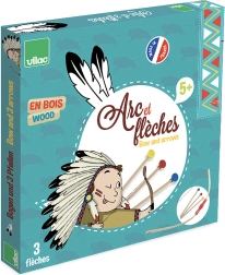 Dječji drveni set za streličarstvo s prianjajućim vrhovima