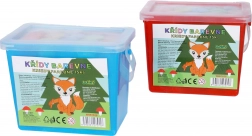 Šarene kredice za pločnik u kanticI – 15 kom