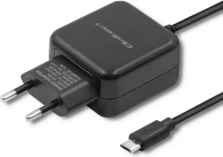Mrežni punjač micro USB 12 W (2,4 A) – crni QOLTEC