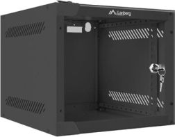 Lanberg 10-inčna zidna ormarica 4U 280x310 mm crna