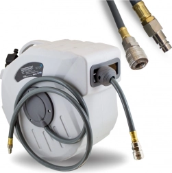 Automatski pneumatski namotač crijeva 15 m s brzospojnicom 1/4" za kompresor