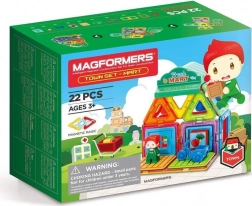Magnetična konstrukcijska igra Magformers Gradić Tržnica 22 dijelova