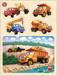 Dino drvene puzzle Tatra u kamenolomu 13 dijelova