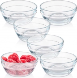 Staklene zdjelice 7,5 cm 80 ml, set 6 kom