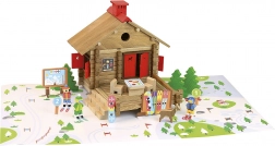 Jeujura drvena građevna kutija skijaškog centra