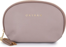 Kozmetička torbica PLUS od kože u boji mocca