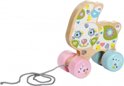 Drveni zec na povlačenje Cubika