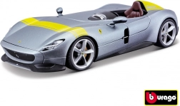 Ferrari Monza SP1 srebrna/plava metalni model 1:24