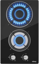 Dvobrzonski plinski štednjak s staklenim panelom IsEasy