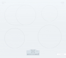 Bijela indukcijska ploča