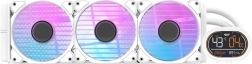 Vodeno hlađenje CPU darkFlash DH360D 360 mm bijelo s LCD i ARGB