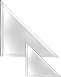 Samoljepljivi kutovi A4, prozirni — 6 kom