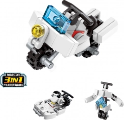 QMAN motocikl 3-u-1 – mini set za slaganje (36 dijelova)