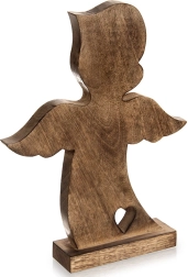 Drvena božićna figurica anđeo od manga 38,5 cm