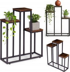 Stalak za cvijeće s 3 police loft ModernHome