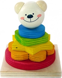 Slagalica s obojenim oblicima – medo Timi