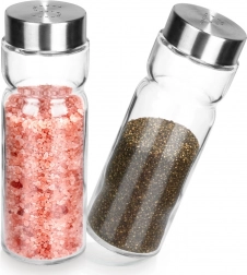 Staklena soljenka i paparjenka 170 ml, set 2 kom VILDE