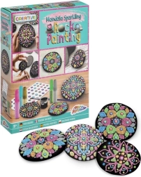 Slikanje na kamenčiće GRAFIX – mandalinski sjajni ukrasi