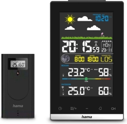 Meteostanica HAMA Jamaica, crna