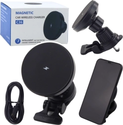 Magnetni držač za automobil s bežičnim punjenjem 15 W