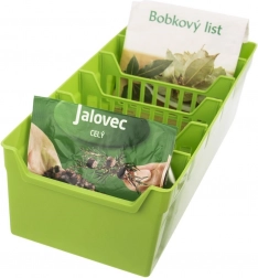 Zeleni kuhinjski organizator za začine 30 × 13 × 8 cm