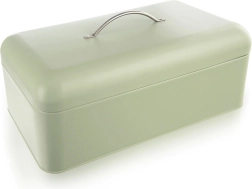 Metalna kutija za kruh GREENISH, mint zelena, 42,5 × 23 × 20 cm