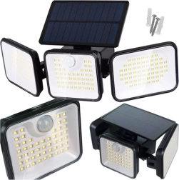 Solarna vanjska lampa 180 LED s PIR senzorom i senzorom sumraka IZOXIS IP65
