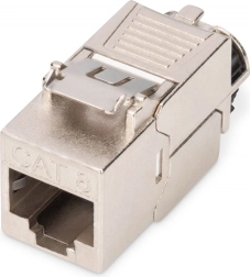 Keystone modul RJ45 (8P8C) Cat 8.1 STP, oklopljen, bez alata, čelični