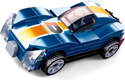 Sluban Natahovajući Plavi Sportski Auto