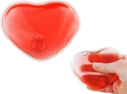 Višekratni gel jastučić za grijanje ruku u obliku srca Malatec