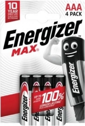 Alkalne baterije AAA 4 kom Energizer Max