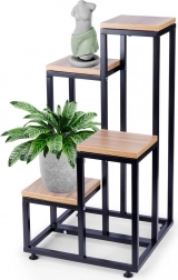 Metalni četverokatni stalak za cvijeće 69 cm